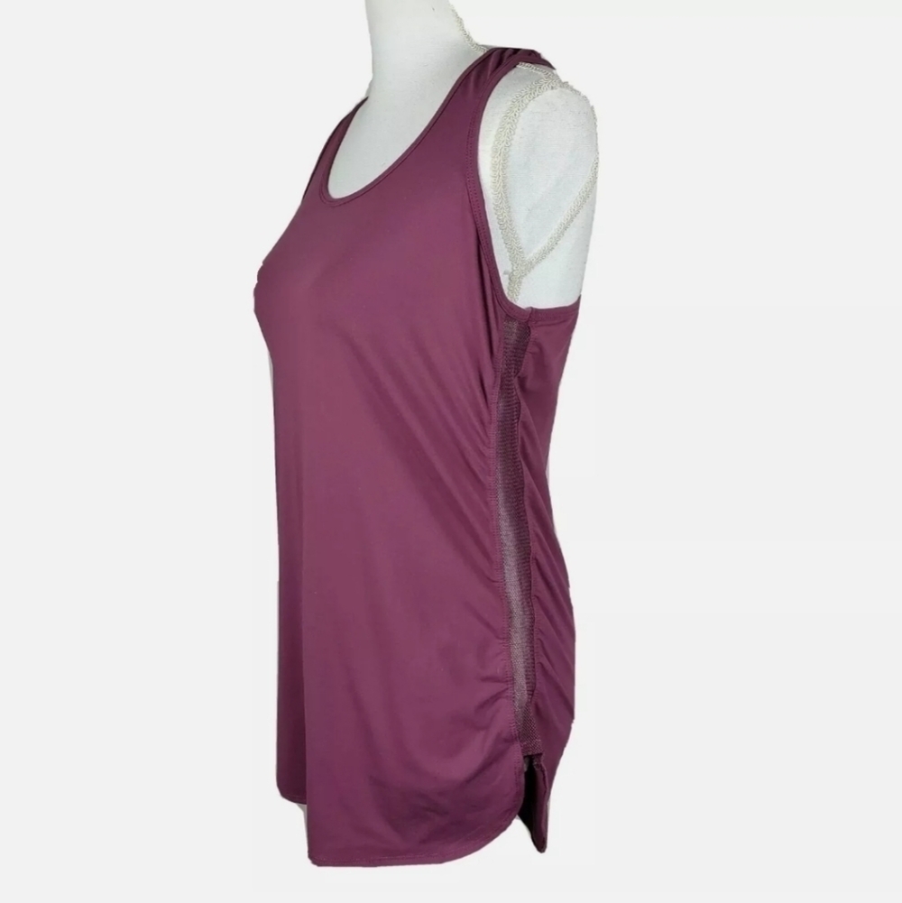 Fabletics tank top side ruched S racerback
